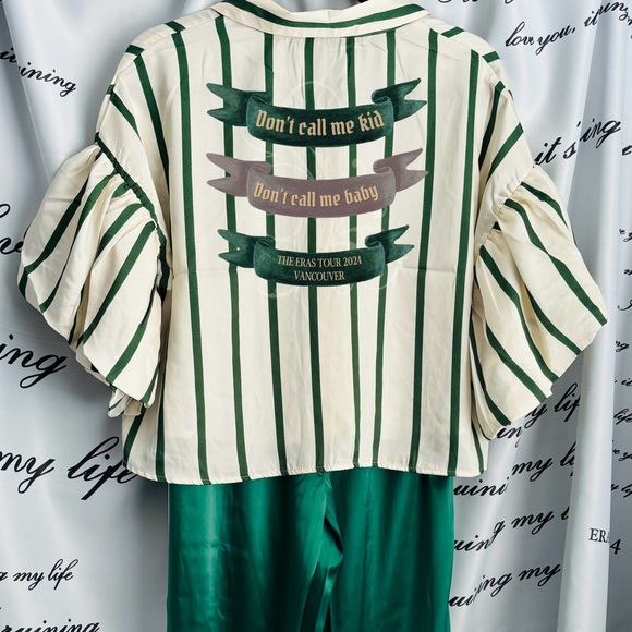 💖 Taylor Swift Lyric The Lakes or Don’t call me kid blouse - Picture 2 of 3